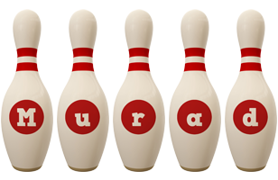 Murad bowling-pin logo