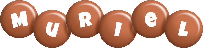 Muriel candy-brown logo