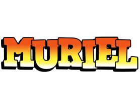 Muriel sunset logo