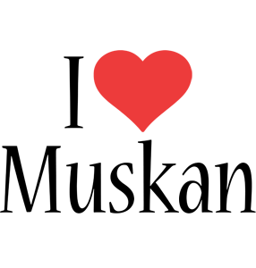 Muskan i-love logo