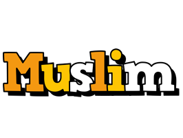 Muslim cartoon logo