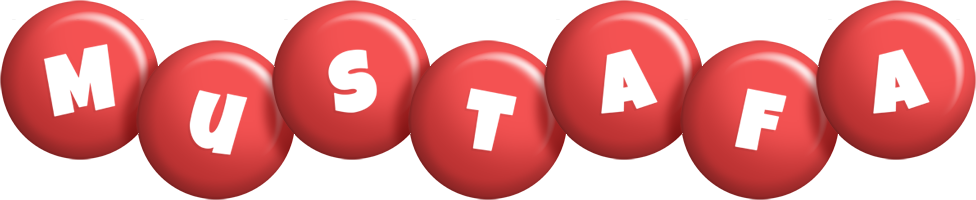 Mustafa candy-red logo