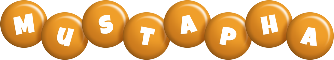 Mustapha candy-orange logo