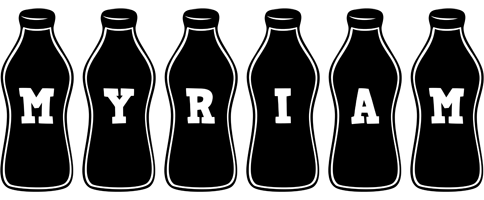 Myriam bottle logo
