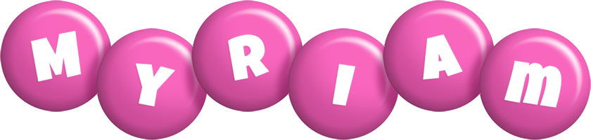 Myriam candy-pink logo