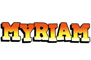 Myriam sunset logo