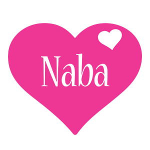 Naba love-heart logo