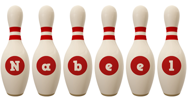 Nabeel bowling-pin logo