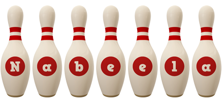 Nabeela bowling-pin logo
