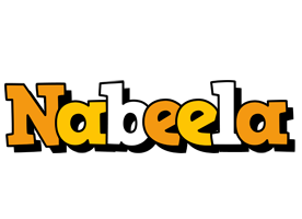 Nabeela cartoon logo