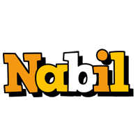 Nabil cartoon logo