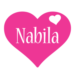 Nabila love-heart logo