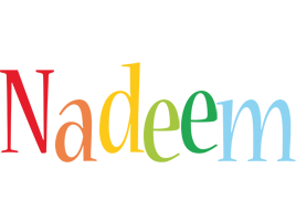 Nadeem birthday logo