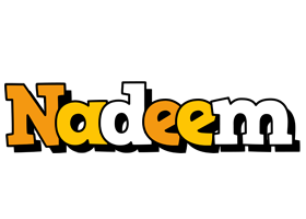 Nadeem cartoon logo