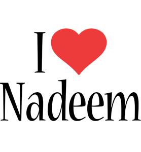 Nadeem i-love logo