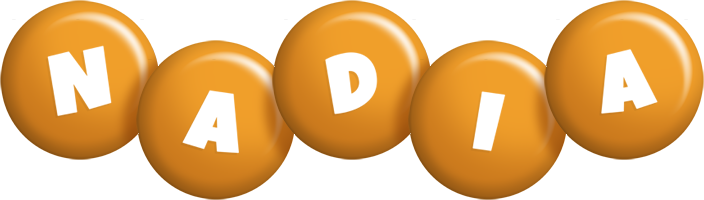 Nadia candy-orange logo