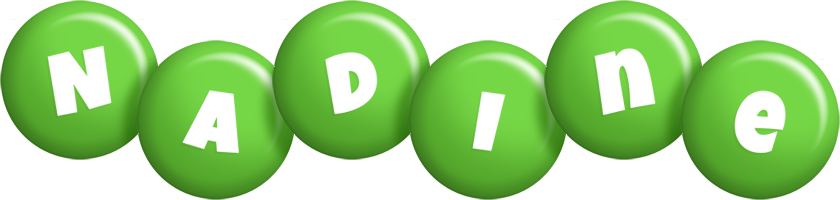 Nadine candy-green logo