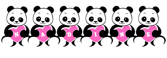 Nadine love-panda logo