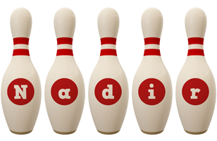 Nadir bowling-pin logo