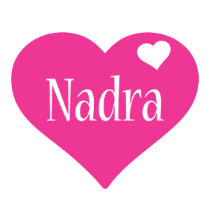 Nadra love-heart logo