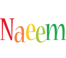 Naeem birthday logo