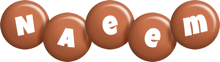 Naeem candy-brown logo
