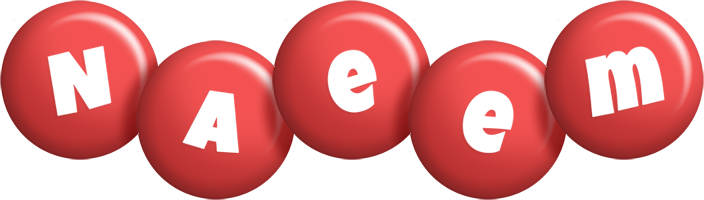 Naeem candy-red logo