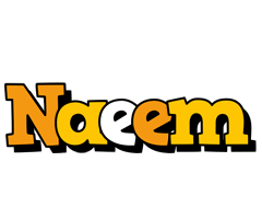 Naeem cartoon logo