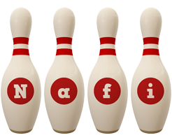 Nafi bowling-pin logo