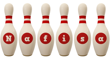 Nafisa bowling-pin logo