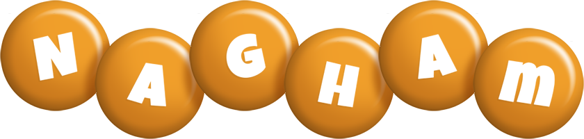 Nagham candy-orange logo
