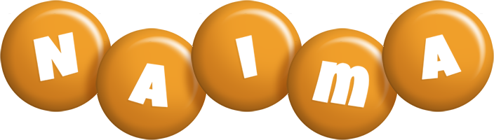 Naima candy-orange logo