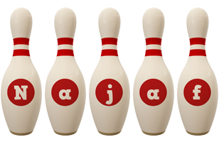 Najaf bowling-pin logo