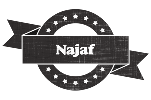 Najaf grunge logo