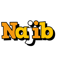 Najib cartoon logo