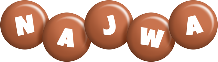 Najwa candy-brown logo