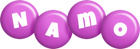 Namo candy-purple logo