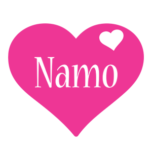 Namo love-heart logo