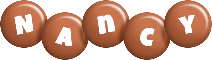 Nancy candy-brown logo