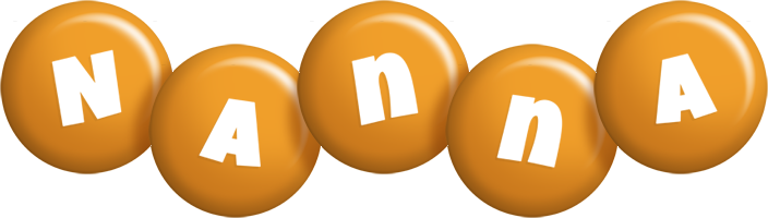 Nanna candy-orange logo