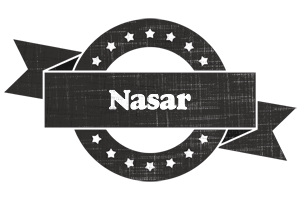 Nasar grunge logo