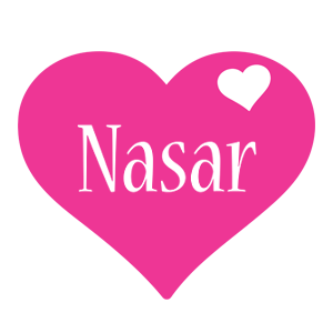 Nasar love-heart logo