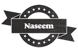 Naseem grunge logo