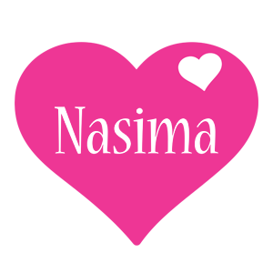 Nasima love-heart logo