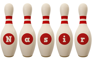 Nasir bowling-pin logo