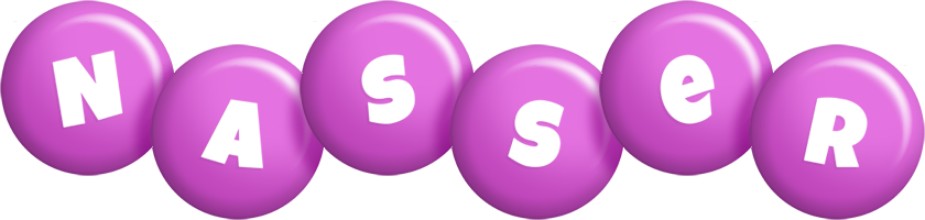Nasser candy-purple logo