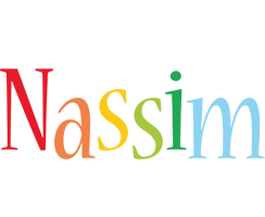 Nassim birthday logo