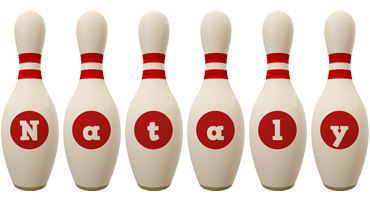 Nataly bowling-pin logo