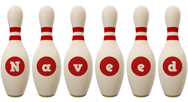 Naveed bowling-pin logo