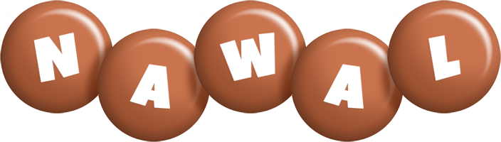 Nawal candy-brown logo